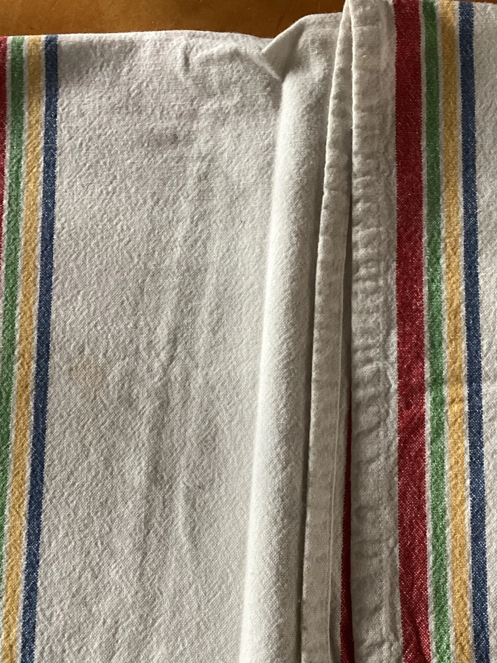 White Embroidered Kitchen Towel - Butter Me Up